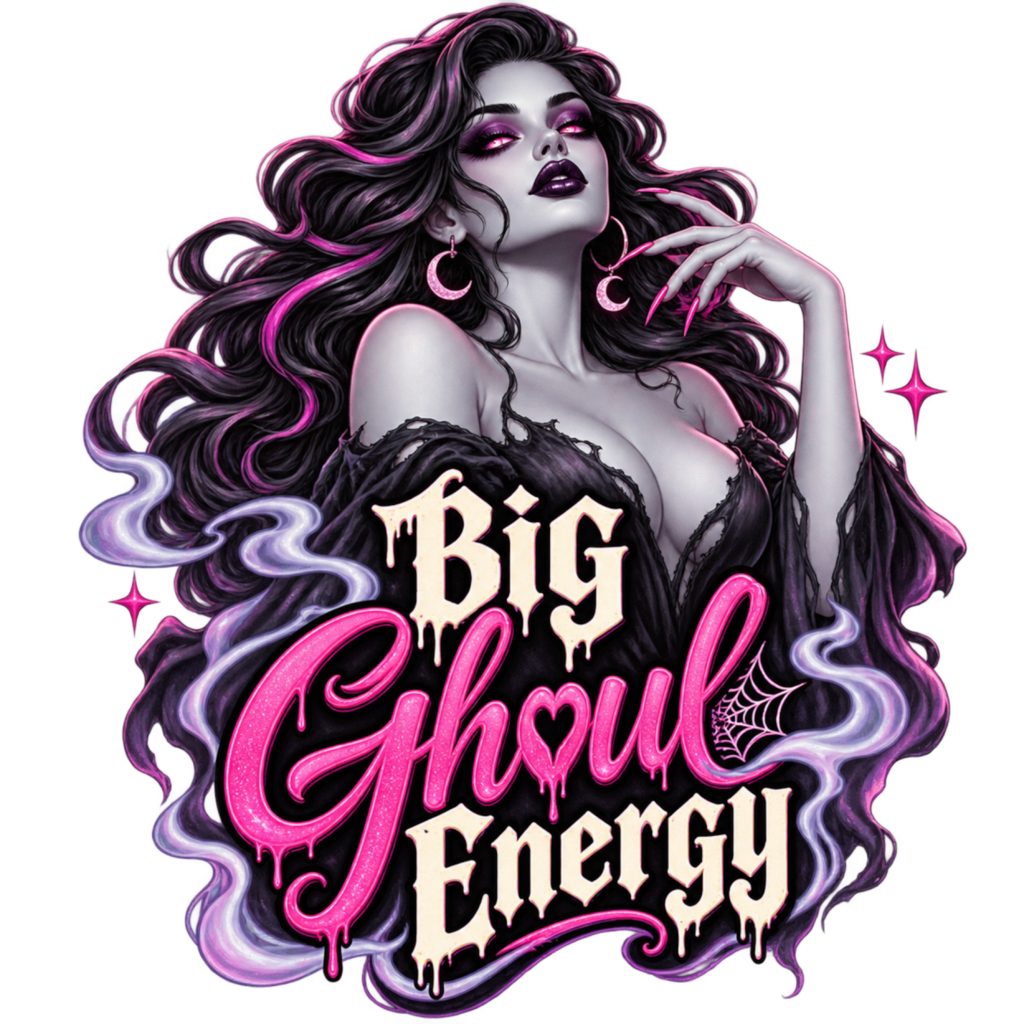 Big Ghoul Energy free Halloween PNG design