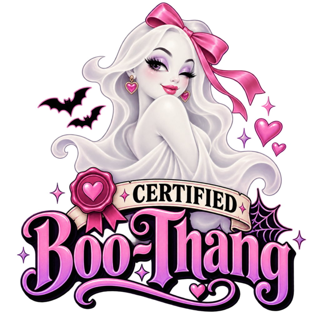 Certified Boo-Thang free Halloween PNG design