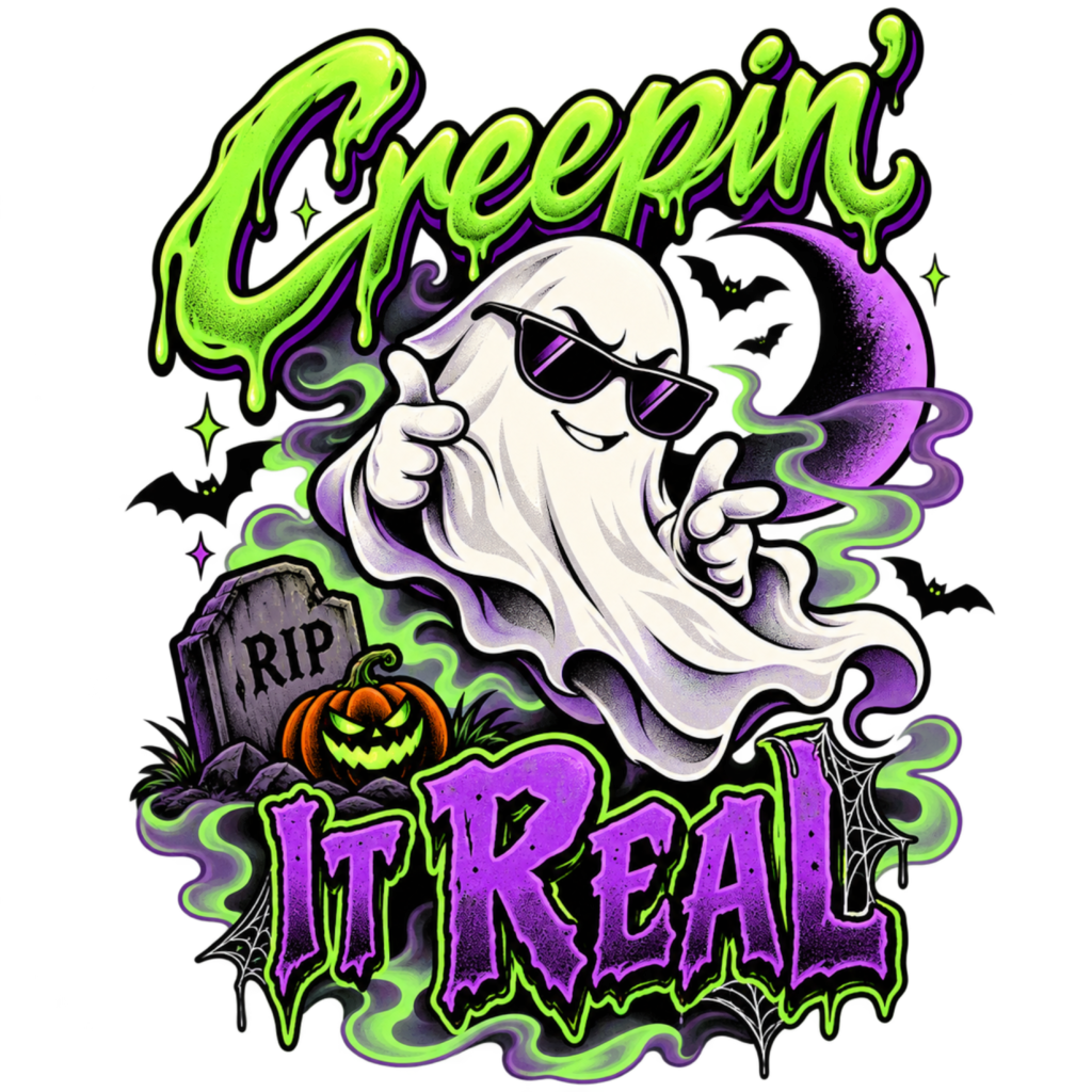Creepin It Real free Halloween PNG design