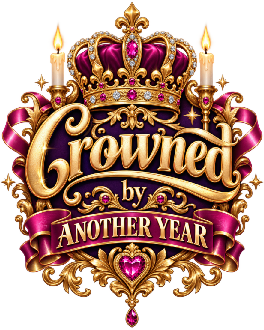 Crowned by Another Year free PNG design