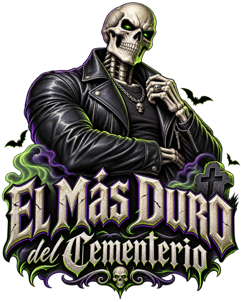 EL MAS DURO DEL CEMENTERIO free Halloween PNG design