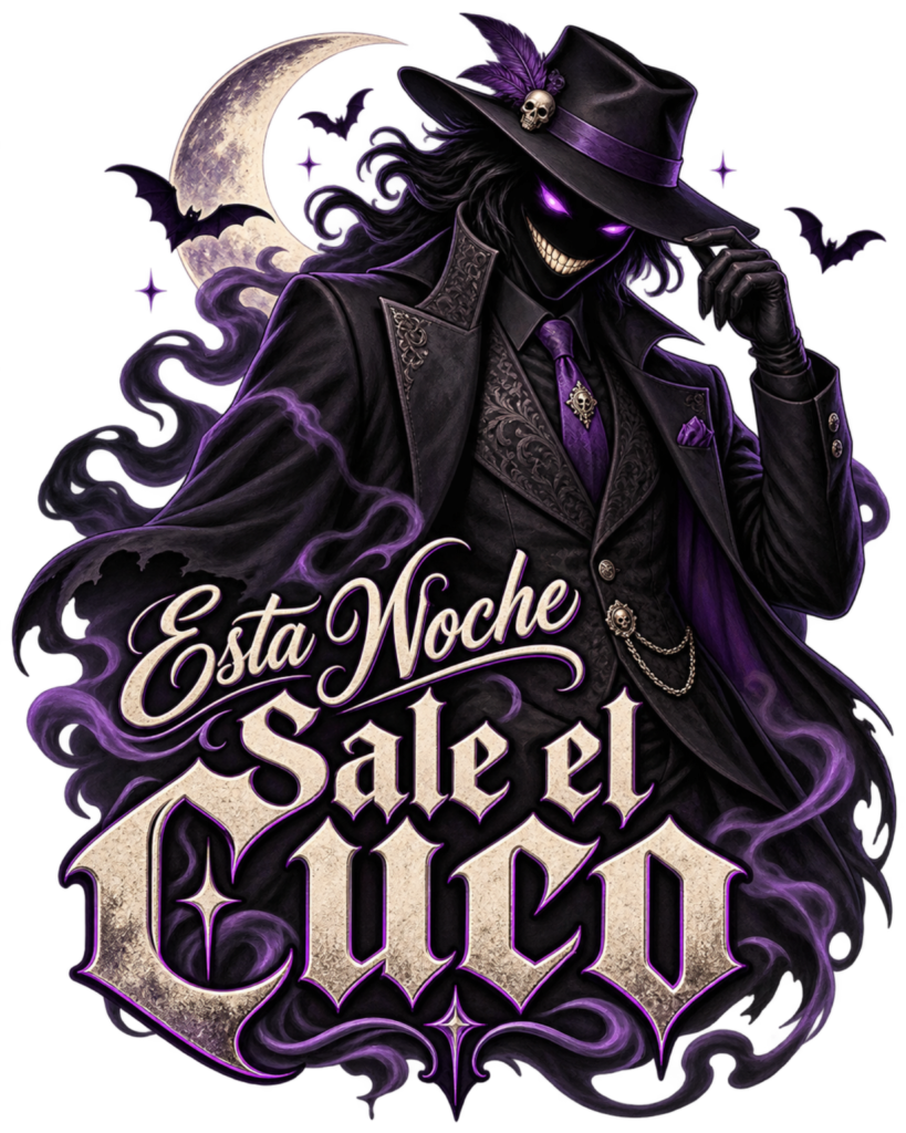 ESTA NOCHE SALE EL CUCO free Halloween PNG design