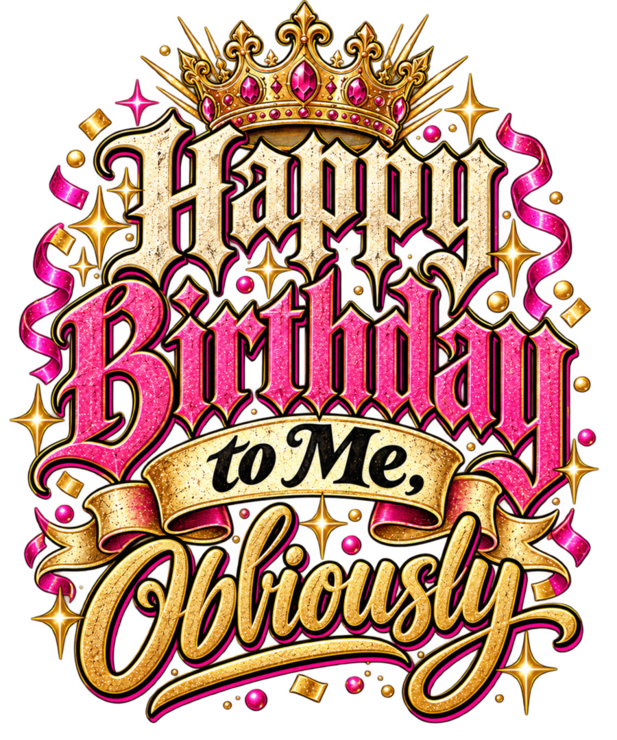 Happy Birthday to Me, Obviously free PNG design