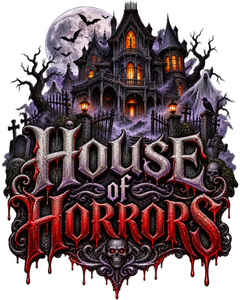 House of Horrors free Halloween PNG design
