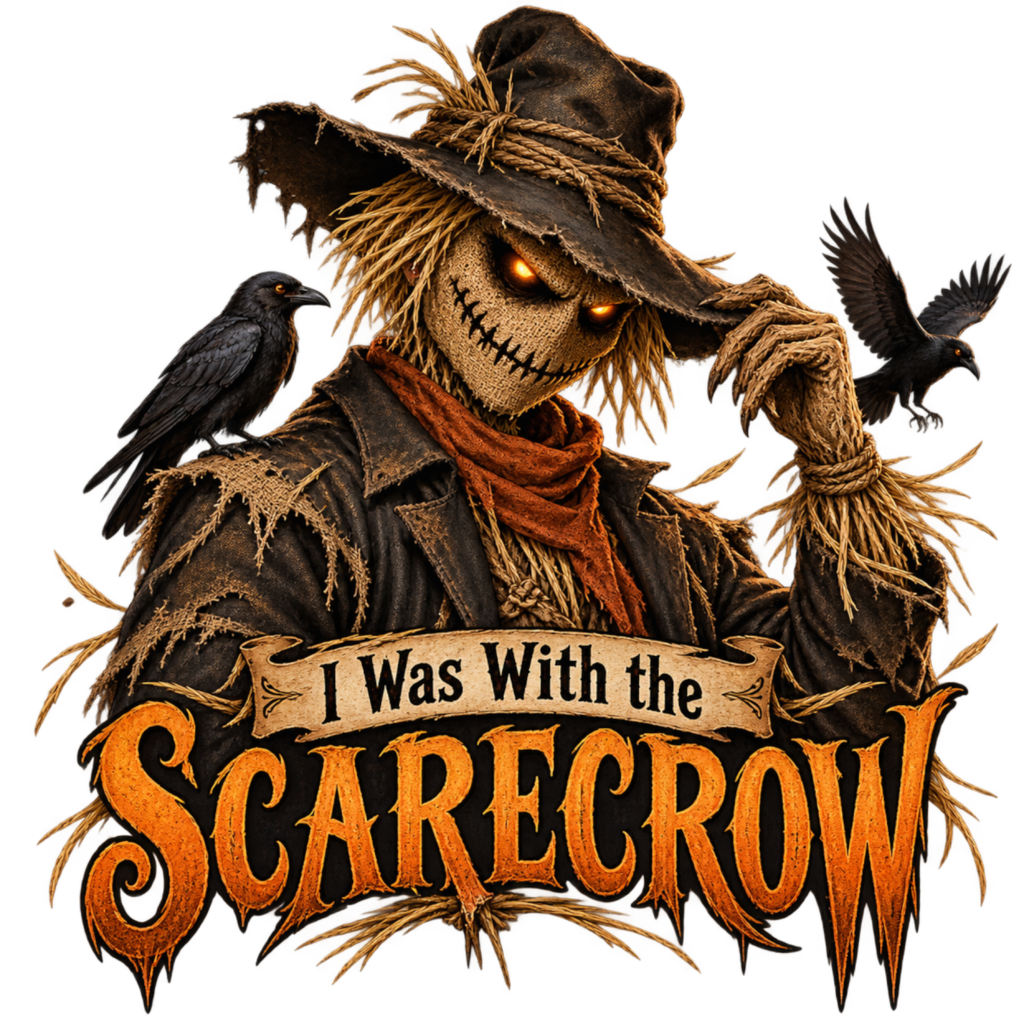 I Was With The ScareCrow free Halloween PNG design