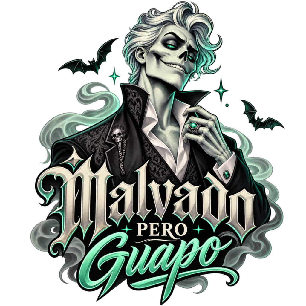 MALVADO PERO GUAPO free Halloween PNG design