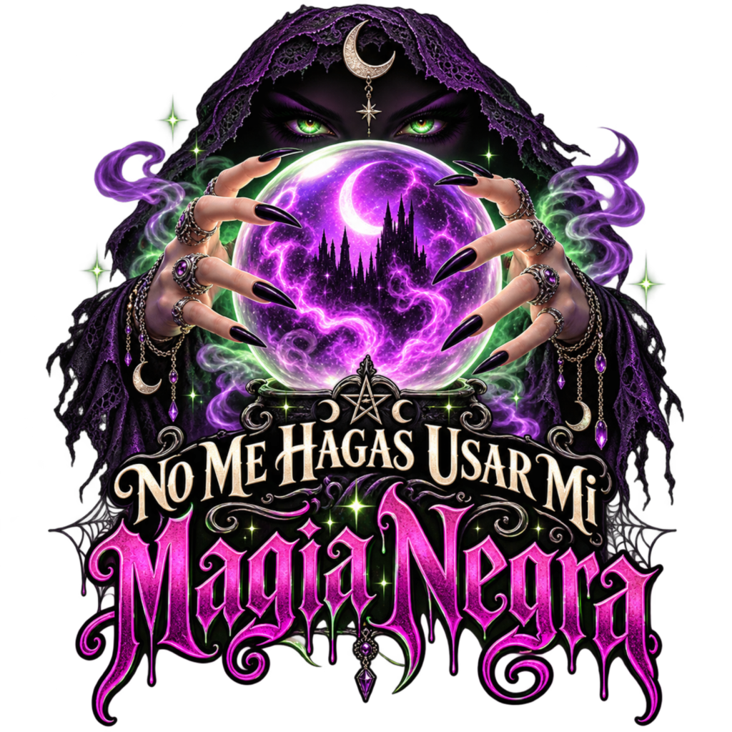 No Me Hagas Usar Mi Magia Negra free Halloween PNG design