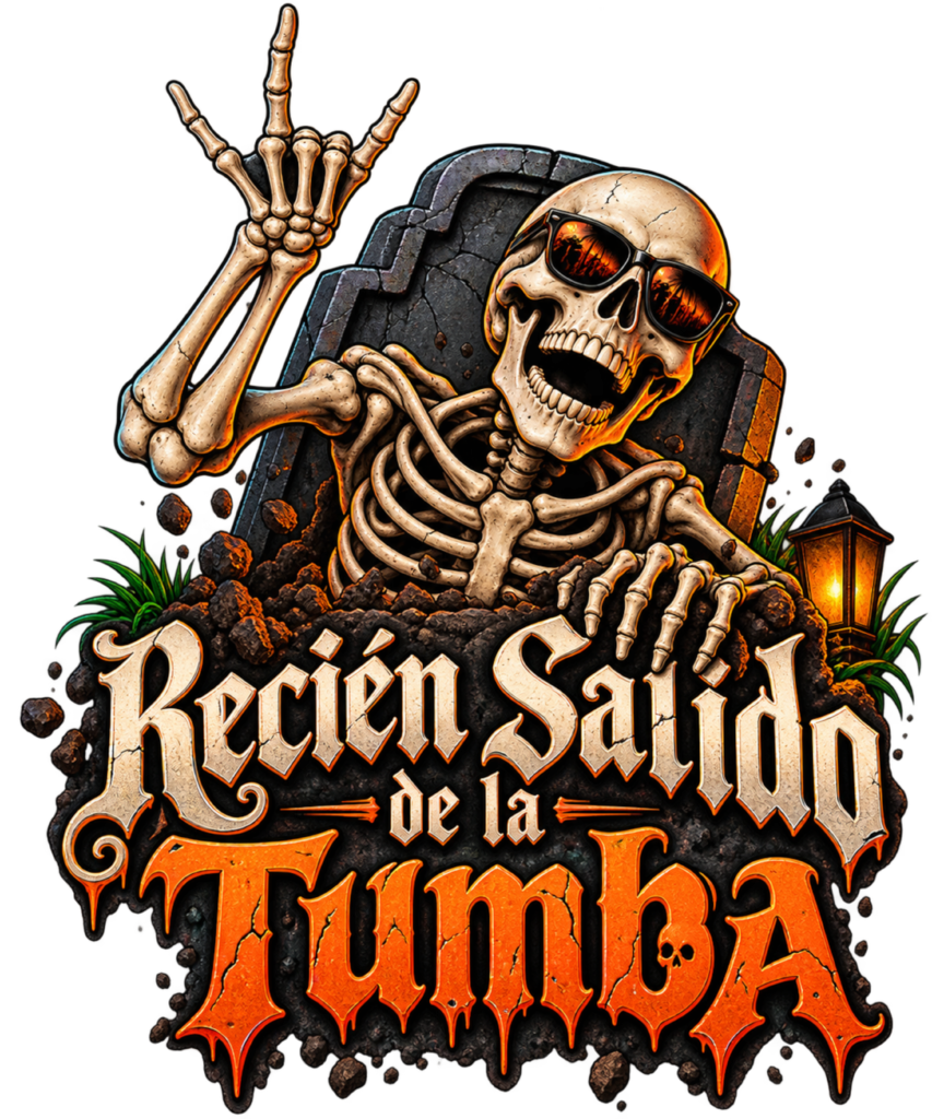 RECIEN SALIDO DE LA TUMBA free Halloween PNG design