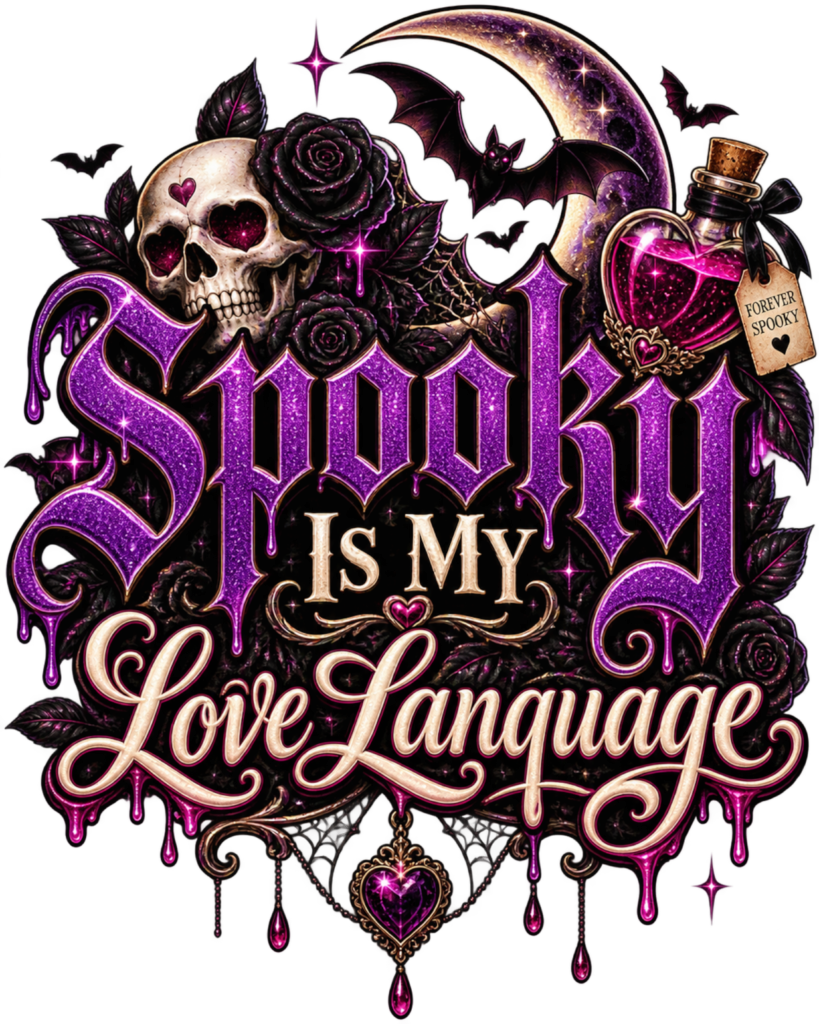 Spooky Is My Language free PNG design