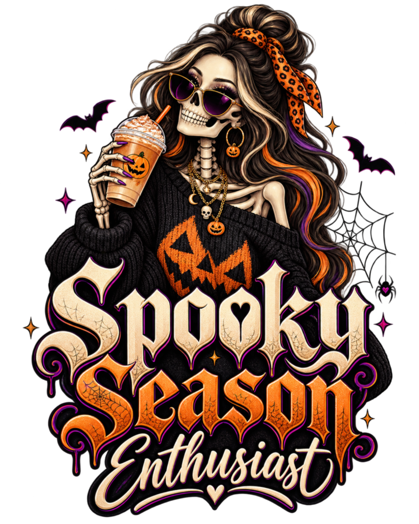 Spooky Season Enthusiast free Halloween PNG design