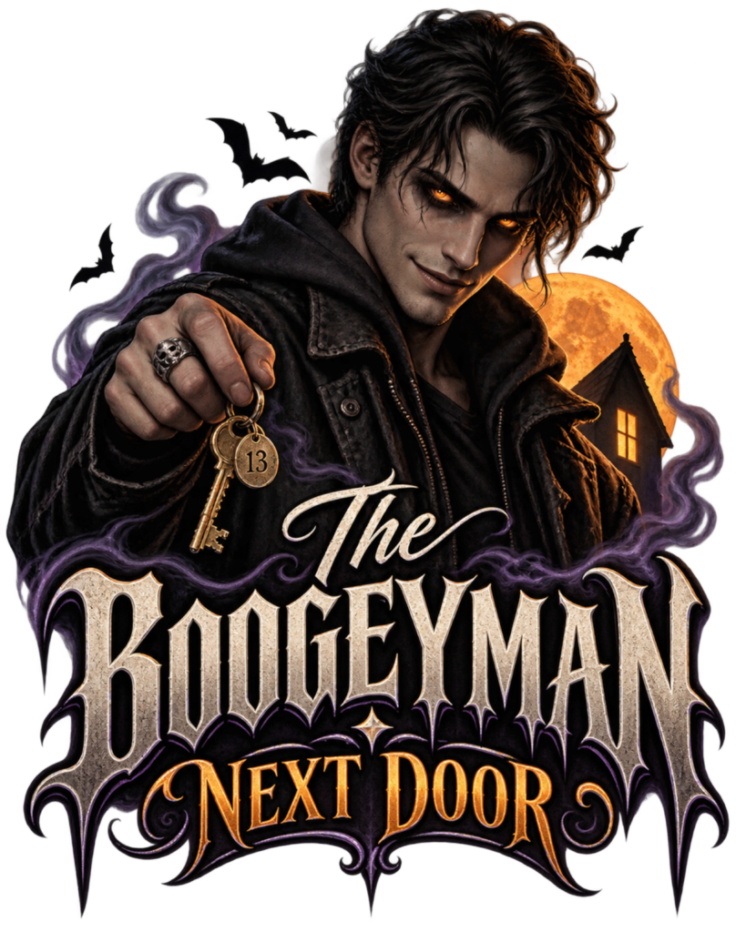 The Boogey Man Next Door free Halloween PNG design