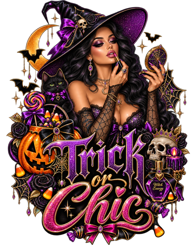 Trick or Chic free PNG design