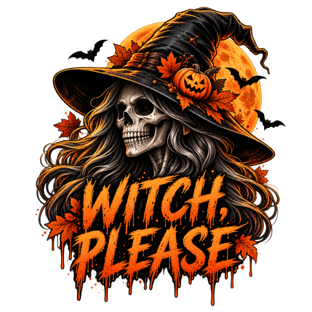 WITCH PLEASE free Halloween PNG design