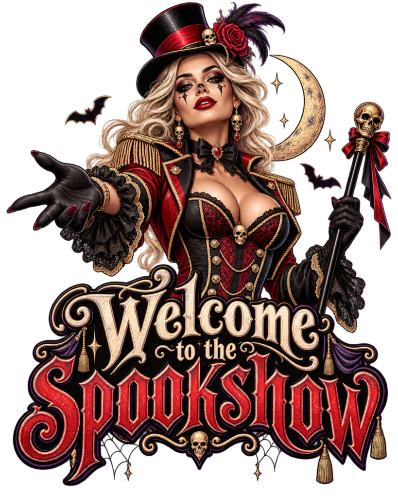 Welcome To The SpookShow free Halloween PNG design